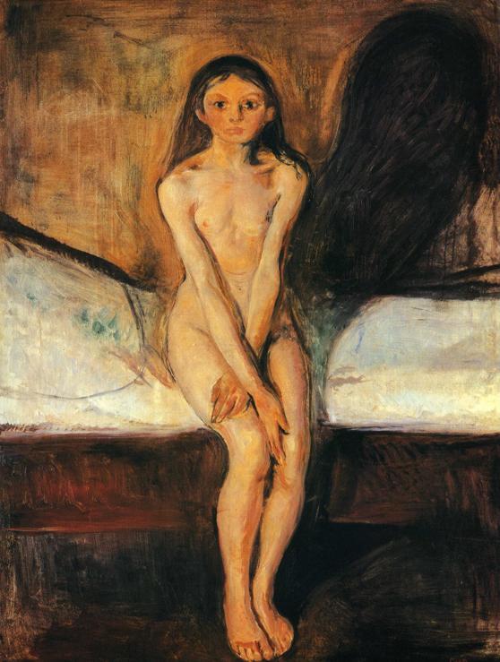Edvard Munch Puberty 1894